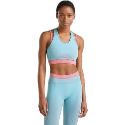 3SW63H00I United Colors of Benetton Damski biustonosz sportowy, Niebieska, L 3SW63H00I United Colors of Benetton Damski biustonosz sportowy, Niebieska, L