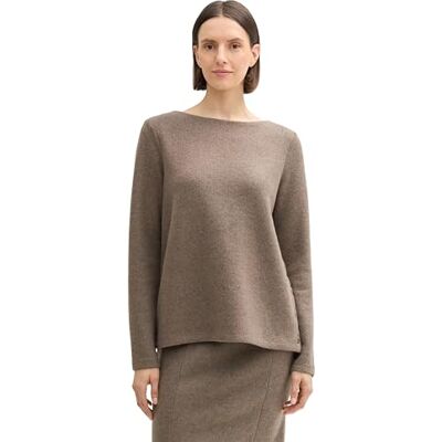 1043168 TOM TAILOR Bluza damska, 16569 – nerkowiec beżowy melanż, XXS 1043168 TOM TAILOR Bluza damska, 16569 – nerkowiec beżowy melanż, XXS