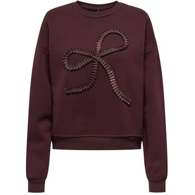 15363821-4911274 Onlelisanna pudełko z okrągłym dekoltem SWT, dekadencka czekolada, M 15363821-4911274 Onlelisanna pudełko z okrągłym dekoltem SWT, dekadencka czekolada, M