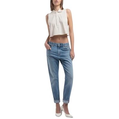 WA416 .000.873 857 Replay Damskie dżinsy Slim Boyfit Marty, 010 Light Blue, 30W / 30L WA416 .000.873 857 Replay Damskie dżinsy Slim Boyfit Marty, 010 Light Blue, 30W / 30L