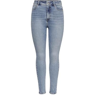 15173010 ONLY Dżinsy damskie skinny Onlmila, wysoka talia, skinny fit, niebieski (Light Blue Denim Light Blue Denim), 25W / 30L 15173010 ONLY Dżinsy damskie skinny Onlmila, wysoka talia, skinny fit, niebieski (Light Blue Denim Light Blue Denim), 25W / 30L