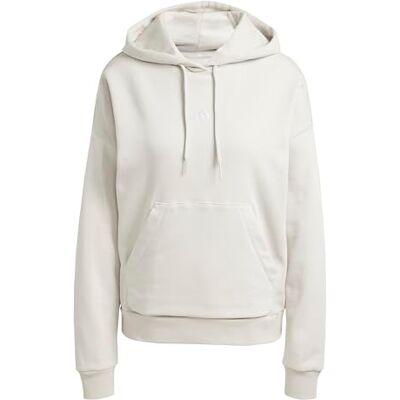 JN1863 adidas Kobiety ESSENTIALS SMALL LOGO FEEL COZY HOODIE, wonder alumina/white, S JN1863 adidas Kobiety ESSENTIALS SMALL LOGO FEEL COZY HOODIE, wonder alumina/white, S