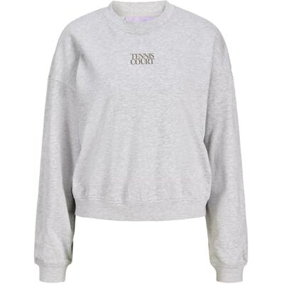 12290097-4918151 JACK & JONES Damska koszulka Jxgia Loose Ls Print Crew SWT, jasnoszara mieszanka, XS, Jasnoszara mieszanka, XS 12290097-4918151 JACK & JONES Damska koszulka Jxgia Loose Ls Print Crew SWT, jasnoszara mieszanka, XS, Jasnoszara mieszanka, XS