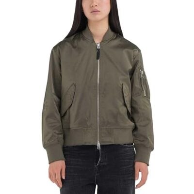 W7850 .000.84908 Replay Kurtka damska regular fit, 408 Light MilITARY, XS W7850 .000.84908 Replay Kurtka damska regular fit, 408 Light MilITARY, XS