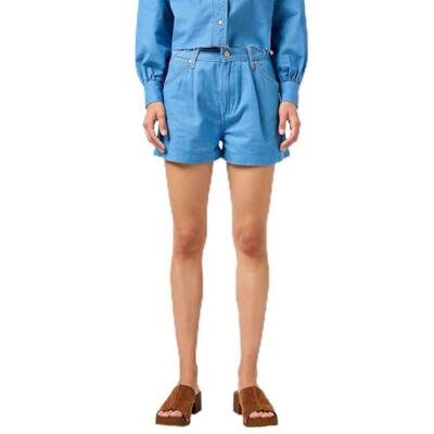 112362960 Wrangler Pleated Short, Cotton Candy Blue, 29W 112362960 Wrangler Pleated Short, Cotton Candy Blue, 29W