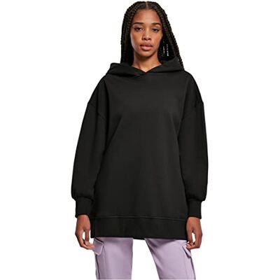 TB4774 Urban Classics Damska bluza z kapturem Big Oversized, czarny, XS TB4774 Urban Classics Damska bluza z kapturem Big Oversized, czarny, XS