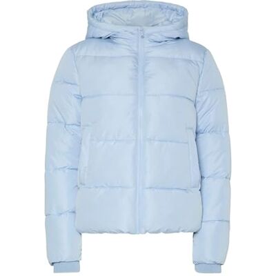 17115626-4803860 PIECES Damska kurtka damska Pcbee New Short Puffer Jacket Noos Bc, Cashmere Blue, S 17115626-4803860 PIECES Damska kurtka damska Pcbee New Short Puffer Jacket Noos Bc, Cashmere Blue, S