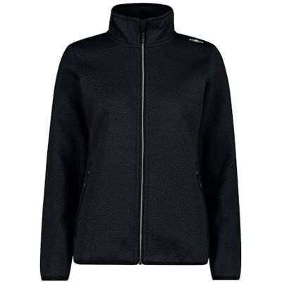 34H2886 CMP Damska kurtka polarowa Knit Tech, antracytowo-czarna, 40 34H2886 CMP Damska kurtka polarowa Knit Tech, antracytowo-czarna, 40