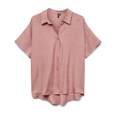 10325866-4690517 Vmmelaney Queeny Ss Shirt WVN Ga Noos, Nostalgia Rose, S 10325866-4690517 Vmmelaney Queeny Ss Shirt WVN Ga Noos, Nostalgia Rose, S
