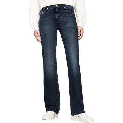 DW0DW19627 Tommy Jeans Maddie MD BC DH5161 Bootcut, Denim (ciemny dżins), 25 W/32 L, Denim (ciemny dżins), 25W / 32L DW0DW19627 Tommy Jeans Maddie MD BC DH5161 Bootcut, Denim (ciemny dżins), 25 W/32 L, Denim (ciemny dżins), 25W / 32L