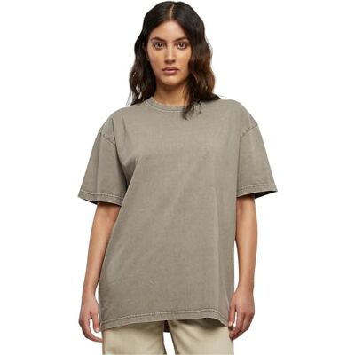 BY270 Build Your Brand Damska koszulka damska Oversized Acid Wash Tee, luźna koszulka dla Fraun, Oversized Fit, asfaltowy, XXL BY270 Build Your Brand Damska koszulka damska Oversized Acid Wash Tee, luźna koszulka dla Fraun, Oversized Fit, asfaltowy, XXL