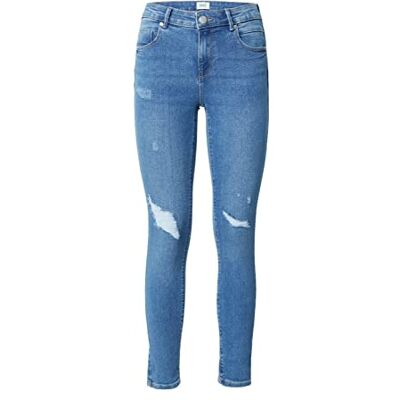 15223100 ONLY Damskie dżinsy Onldaisy Reg Push Up Sk ANK DNM, niebieski (medium blue denim), 28W / 30L 15223100 ONLY Damskie dżinsy Onldaisy Reg Push Up Sk ANK DNM, niebieski (medium blue denim), 28W / 30L