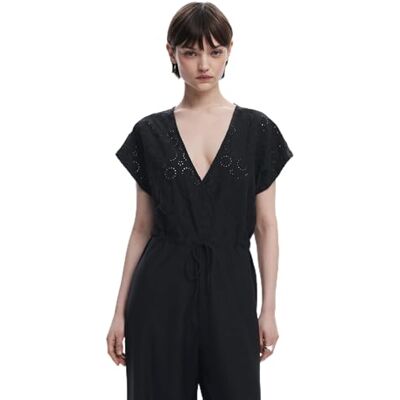 25SWPK012000L Desigual Dżinsy Jumpsuit_Danubio damskie, Czarny (Black), L 25SWPK012000L Desigual Dżinsy Jumpsuit_Danubio damskie, Czarny (Black), L