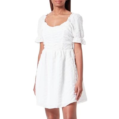 19323127-CA02 caneva Damska sukienka mini off-Shoulder , biała wełna, L, biały (wollweiss), L 19323127-CA02 caneva Damska sukienka mini off-Shoulder , biała wełna, L, biały (wollweiss), L