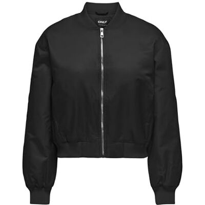 15322764 ONLY Onlnanna Bomber Cc OTW damska kurtka bomberka, czarny, XL 15322764 ONLY Onlnanna Bomber Cc OTW damska kurtka bomberka, czarny, XL
