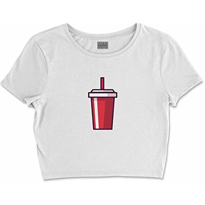 BDWTSWI-100384-L Bona Basics, Damski T-shirt basic, z nadrukiem cyfrowym, 100 bawełny, biały, swobodny, damski top, rozmiar: L, biały, L Krótki BDWTSWI-100384-L Bona Basics, Damski T-shirt basic, z nadrukiem cyfrowym, 100 bawełny, biały, swobodny, damski top, rozmiar: L, biały, L Krótki