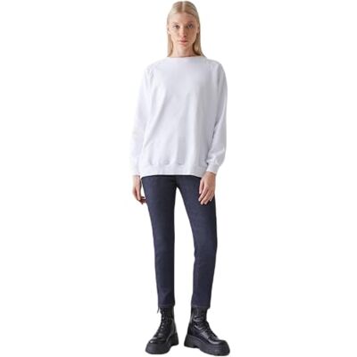 81023-6089-100 LTB Jeans Bluza damska Batoro, white 100, XS 81023-6089-100 LTB Jeans Bluza damska Batoro, white 100, XS