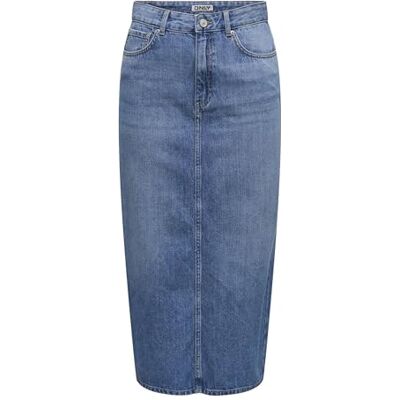 15339976-4663596 Onllumi Midi Back Slit Skirt DNM Pimnoos, niebieski (medium blue denim), L 15339976-4663596 Onllumi Midi Back Slit Skirt DNM Pimnoos, niebieski (medium blue denim), L