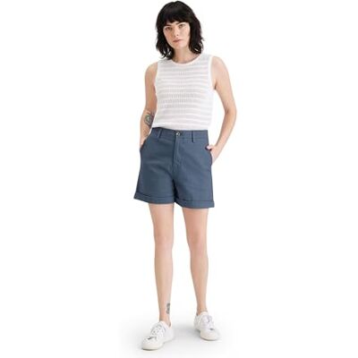 A6995 Dockers Oryginalne szorty chinosy damskie Vintage Indigo Xs, indygo (Vintage Indigo), XS A6995 Dockers Oryginalne szorty chinosy damskie Vintage Indigo Xs, indygo (Vintage Indigo), XS