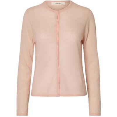 16099370-4900600 SELECTED WOMEN Slfshirley Ls Knit O-Neck kardigan Noos, Pale Dogwood, XL 16099370-4900600 SELECTED WOMEN Slfshirley Ls Knit O-Neck kardigan Noos, Pale Dogwood, XL