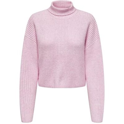 15321177 ONLY Onlmelanie L/S sweter z dzianiny KNT, różowy (pink lady), L 15321177 ONLY Onlmelanie L/S sweter z dzianiny KNT, różowy (pink lady), L