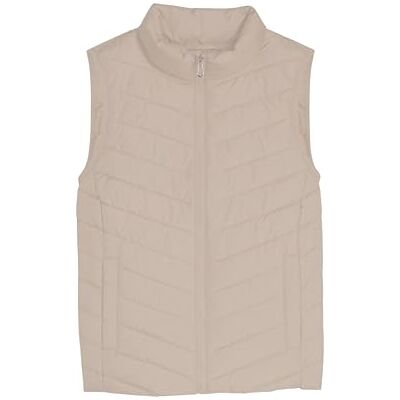 1050687 TOM TAILOR Damska kamizelka , 32208 soft-taupe szara, M 1050687 TOM TAILOR Damska kamizelka , 32208 soft-taupe szara, M