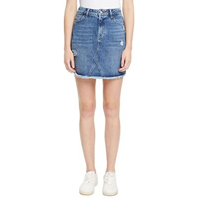 082CC1D312 edc by ESPRIT Damska spódnica , 902/BLUE MEDIUM WASH, 32 082CC1D312 edc by ESPRIT Damska spódnica , 902/BLUE MEDIUM WASH, 32