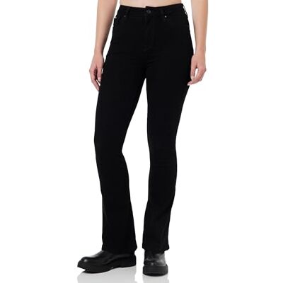 PL204156XG1 Pepe Jeans Damskie dżinsy Dion Flare, czarne (denim-XG1), 28 W/32 L, Czarny (Denim-xg1), 28W / 32L PL204156XG1 Pepe Jeans Damskie dżinsy Dion Flare, czarne (denim-XG1), 28 W/32 L, Czarny (Denim-xg1), 28W / 32L