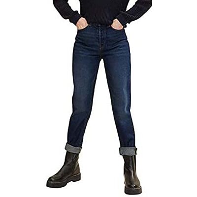 1032693 TOM TAILOR Denim Damski Dżinsy Mom Fit , 10282 Dark Stone Wash Denim, 28 1032693 TOM TAILOR Denim Damski Dżinsy Mom Fit , 10282 Dark Stone Wash Denim, 28