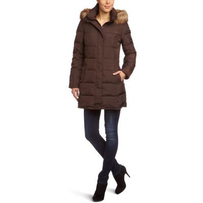 NEW MAINE COAT / 1M87616096 Tommy Hilfiger Damski krótki płaszcz, NEW MAINE COAT/1M87616096, Brązowy (939 Chocolate Tort), 40 NEW MAINE COAT / 1M87616096 Tommy Hilfiger Damski krótki płaszcz, NEW MAINE COAT/1M87616096, Brązowy (939 Chocolate Tort), 40
