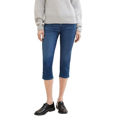 1041015 TOM TAILOR Damskie dżinsy Kate Slim Fit Capri, 10281 – Mid Stone Wash Denim, 28 1041015 TOM TAILOR Damskie dżinsy Kate Slim Fit Capri, 10281 – Mid Stone Wash Denim, 28