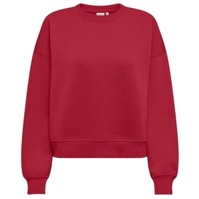 15338727-4942797 ONLY Onlbest L/S Crew Neck SWT Noos, czerwony (True Red), XS 15338727-4942797 ONLY Onlbest L/S Crew Neck SWT Noos, czerwony (True Red), XS