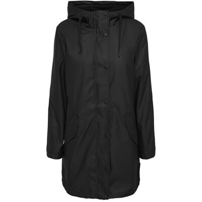 15206116 Only Kobiety Onlsally Otw Noos Kurtka Przeciwdeszczowa, Black Teddy, M 15206116 Only Kobiety Onlsally Otw Noos Kurtka Przeciwdeszczowa, Black Teddy, M