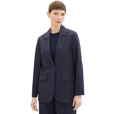 1040717 TOM TAILOR Denim Damska marynarka, 34667 Navy Blue Pinstripe, XL 1040717 TOM TAILOR Denim Damska marynarka, 34667 Navy Blue Pinstripe, XL