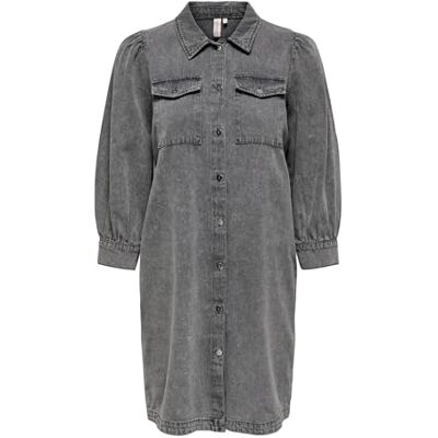 15227104-4761338 Onlfelica DNM Dress Noos, Medium Grey Denim, S 15227104-4761338 Onlfelica DNM Dress Noos, Medium Grey Denim, S