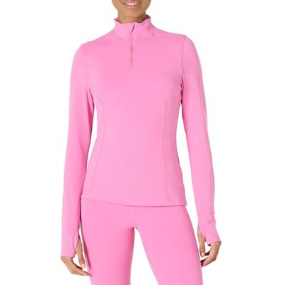AEWM83009_Pink Amazon Essentials Damska kurtka Active FormFlex Buttery Soft Slim Fit z zamkiem błyskawicznym i długim rękawem, Flaming Kolor Różowy, M AEWM83009_Pink Amazon Essentials Damska kurtka Active FormFlex Buttery Soft Slim Fit z zamkiem błyskawicznym i długim rękawem, Flaming Kolor Różowy, M