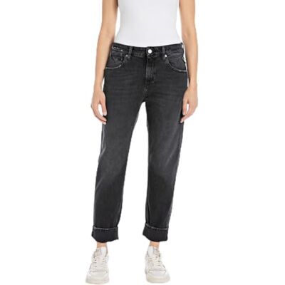WA416 .000.739 661 Replay Damskie dżinsy Slim Boyfit Marty Rose Label, 097 Dark Grey, 24W / 32L WA416 .000.739 661 Replay Damskie dżinsy Slim Boyfit Marty Rose Label, 097 Dark Grey, 24W / 32L