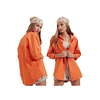 P-CHEM_OVER_ORAN42 Mt Clothes Oversize Koszula Pomarańczowa, Rozmiar 42, Kolor: pomarańczowy, 40 P-CHEM_OVER_ORAN42 Mt Clothes Oversize Koszula Pomarańczowa, Rozmiar 42, Kolor: pomarańczowy, 40