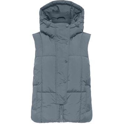 15354001-4868313 JdY Jdywonder Short Hood Waistcoat Otw Sij, stormy pogoda, XS 15354001-4868313 JdY Jdywonder Short Hood Waistcoat Otw Sij, stormy pogoda, XS