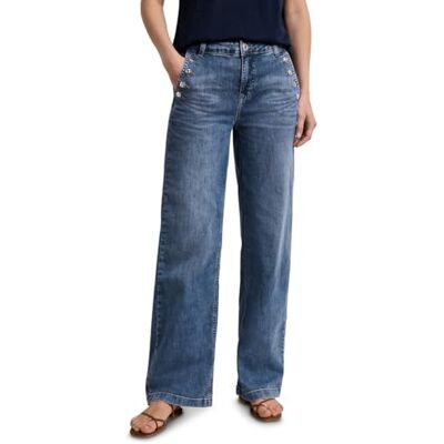 A380973 Street One Dżinsy Wide Leg Medium Blue Wash 32 A380973 Street One Dżinsy Wide Leg Medium Blue Wash 32