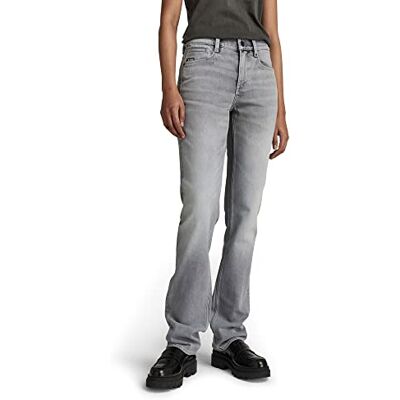 D17192-C293-C464 G-STAR RAW, Dżinsy damskie Noxer, proste, Szary (Sun Faded Glacier Grey C293-c464), 25W / 30L D17192-C293-C464 G-STAR RAW, Dżinsy damskie Noxer, proste, Szary (Sun Faded Glacier Grey C293-c464), 25W / 30L