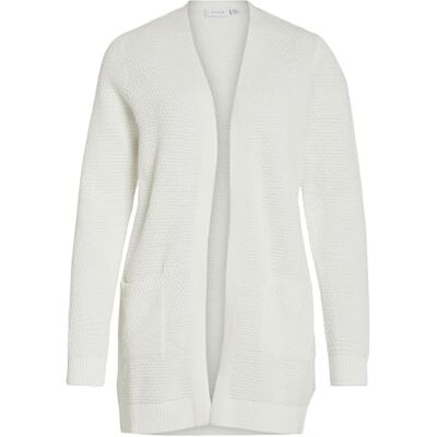 14097125 Vila Damski kardigan z dzianiny Vidalo L/S, White Alyssum, L 14097125 Vila Damski kardigan z dzianiny Vidalo L/S, White Alyssum, L