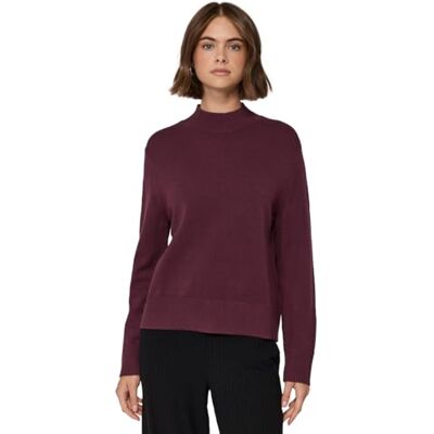 F303308 Street One Studio Turtleneck sweter Dark Plum Red 42 F303308 Street One Studio Turtleneck sweter Dark Plum Red 42
