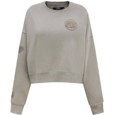 BNKC58226 Pro Standard Damska bluza NBA Neutral W FLC Crewneck Bluza, szarobrązowa, M, brązowy (taupe), M BNKC58226 Pro Standard Damska bluza NBA Neutral W FLC Crewneck Bluza, szarobrązowa, M, brązowy (taupe), M