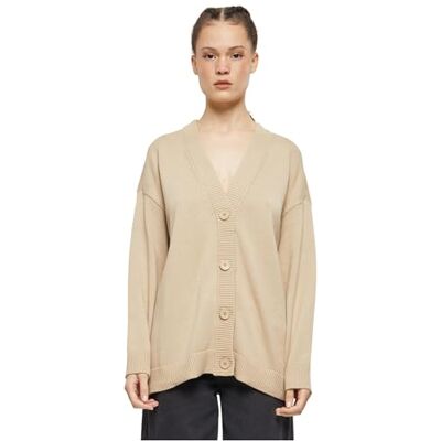 TB6079 Urban Classics Damski kardigan damski Big Oversized, Wetsand, XL TB6079 Urban Classics Damski kardigan damski Big Oversized, Wetsand, XL