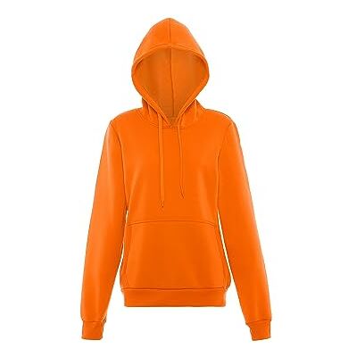 74631564-SA01 SANIKA Damska bluza z kapturem, pomarańczowy, M 74631564-SA01 SANIKA Damska bluza z kapturem, pomarańczowy, M