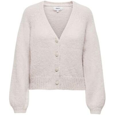 15210790 ONLY Onlalissa damska kurtka z dzianiny, Kamie? Pumeksowy, 3XL 15210790 ONLY Onlalissa damska kurtka z dzianiny, Kamie? Pumeksowy, 3XL