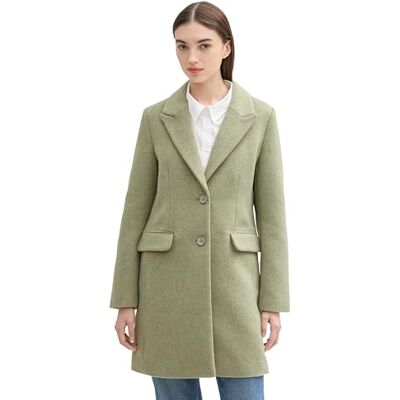 1042882 TOM TAILOR Denim Damski płaszcz , 35920-Greyish Green Melange, M, 35920 Greyish Green Melange, M 1042882 TOM TAILOR Denim Damski płaszcz , 35920-Greyish Green Melange, M, 35920 Greyish Green Melange, M