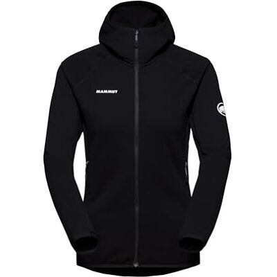 1014-04442 Mammut Aconcagua ML Hooded Jacket Women – Damska Bluza Polarowa z Kapturem Outdoorowa Midlayer Czarna, Rozmiar XXL 1014-04442 Mammut Aconcagua ML Hooded Jacket Women – Damska Bluza Polarowa z Kapturem Outdoorowa Midlayer Czarna, Rozmiar XXL
