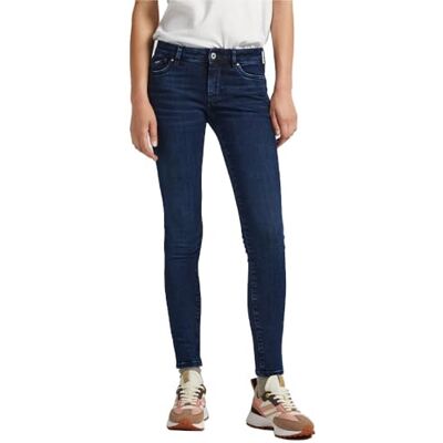 PL204169XV7 Pepe Jeans Damskie dżinsy Pixie, niebieskie (denim-XV7), 24 W/32 L, Niebieski (Denim-xv7), 24W / 32L PL204169XV7 Pepe Jeans Damskie dżinsy Pixie, niebieskie (denim-XV7), 24 W/32 L, Niebieski (Denim-xv7), 24W / 32L